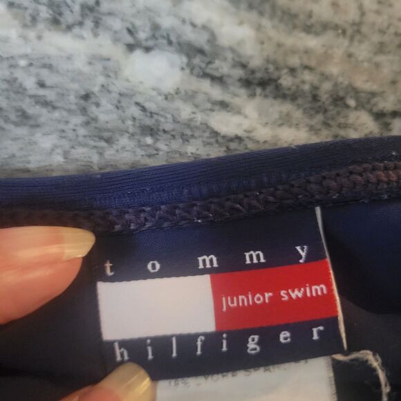 Tommy Hilfiger Junior Swim Vintage 1990s One Piece Swimsuit Bottoms Bikini - Picture 1 of 4